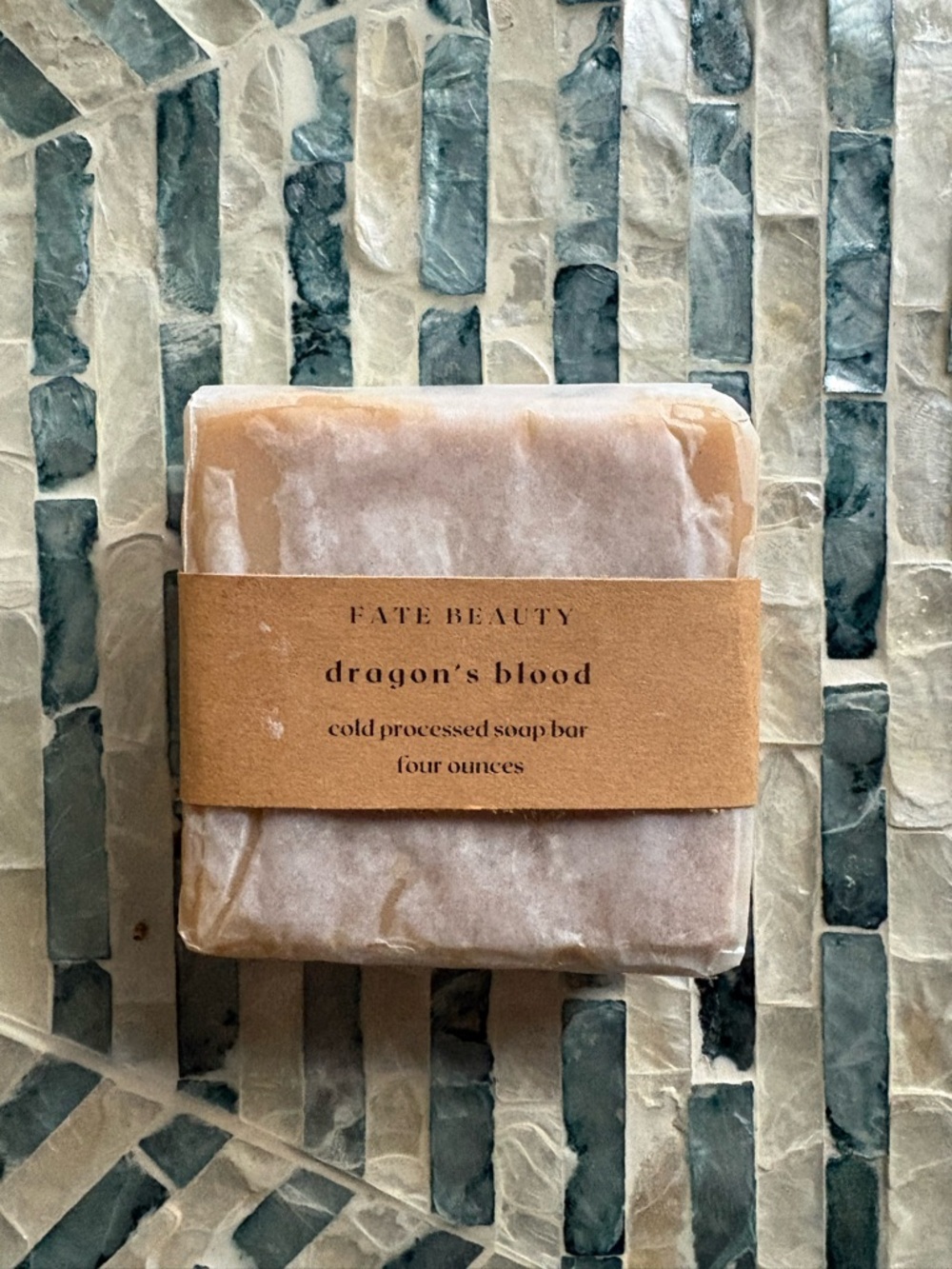 New! Fate Beauty Dragon’s Blood Soap - spicy cozy scent